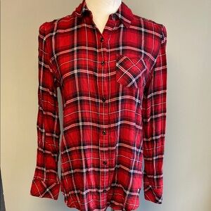 BP Red Plaid Button Down Shirt